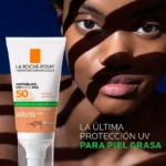 La Roche Posay - Bloqueador Solar Anthelios UV Mune 400 Oil Control Gel Crema Con Color SPF50+ 50ml - Imagen 3