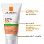 La Roche Posay - Bloqueador Solar Anthelios UV Mune 400 Oil Control Gel Crema Con Color SPF50+ 50ml - Imagen 2