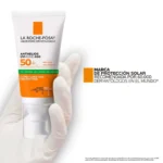 La Roche Posay - Bloqueador Solar Anthelios UV Mune 400 Oil Control Gel Crema Sin Color SPF50+ 50ml - Imagen 3